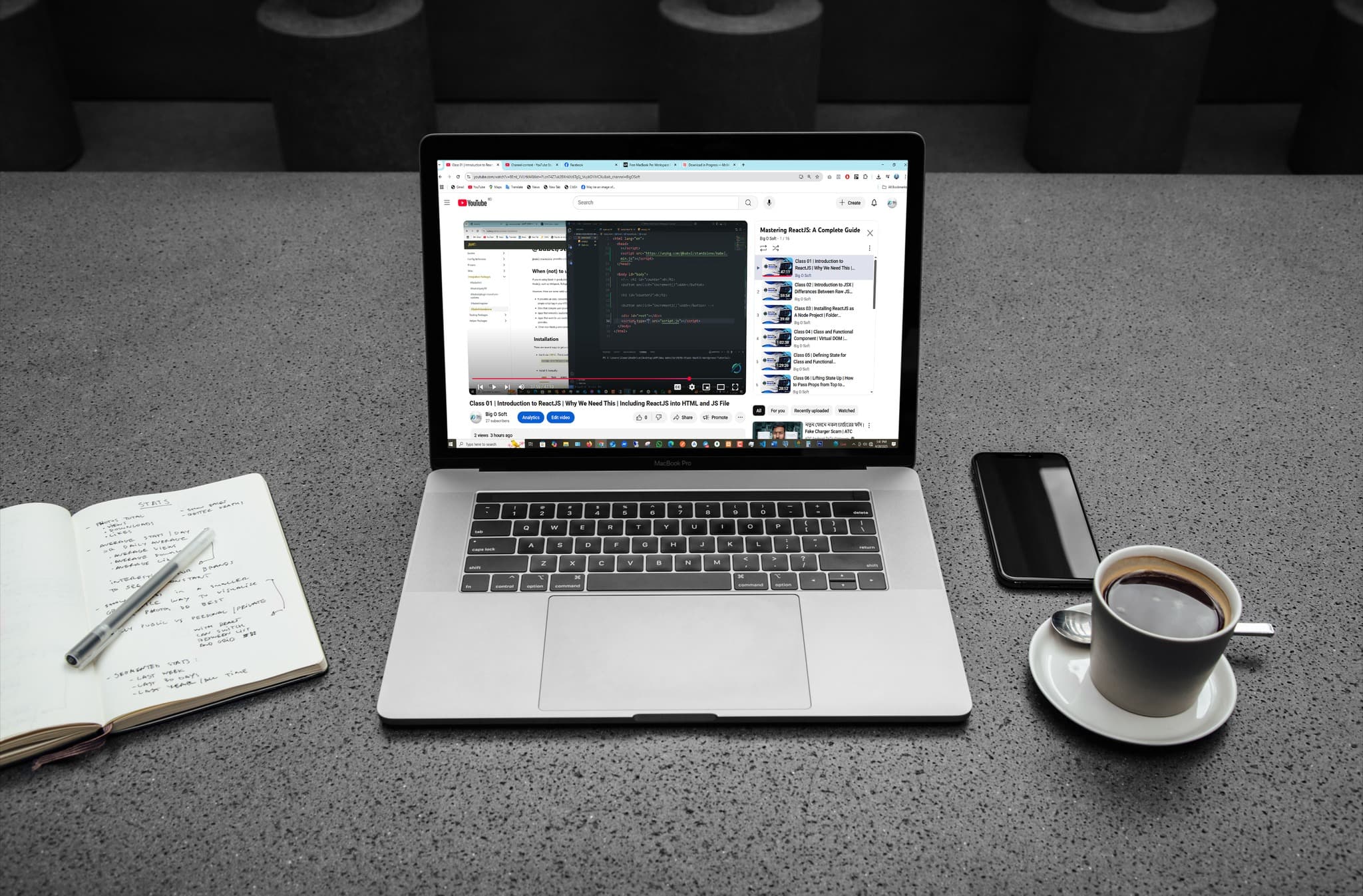 ReactJS, NextJS & JavaScript YouTube Playlist Now Published