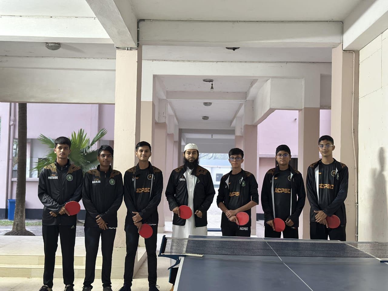 BigOSofts Founder and Learner Are in table tennis competetion